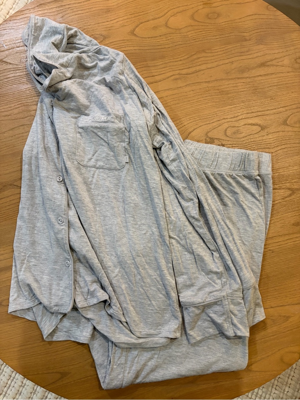 Skims PJ Set LONG SLEEVE BUTTON UP SET